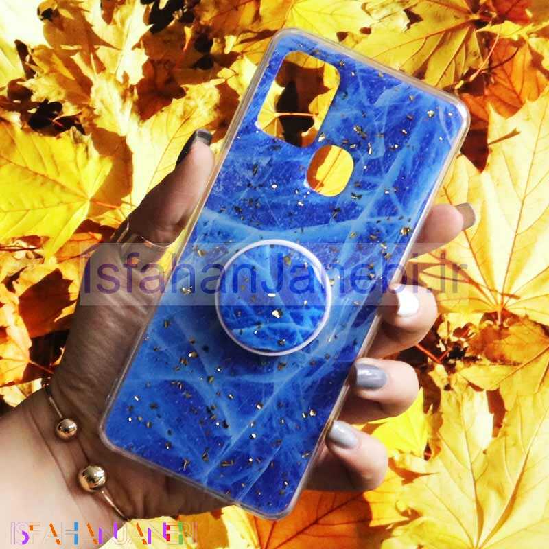 اصفهان جانبی-قاب رنگین کمانی پاپ سوکت دار خرچنگی کد6 سامسونگ A21s