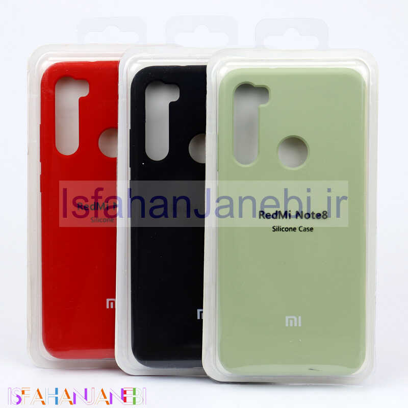 اصفهان جانبی-قاب سیلیکونی اصلی زیر بسته Xiaomi Redmi Note 8