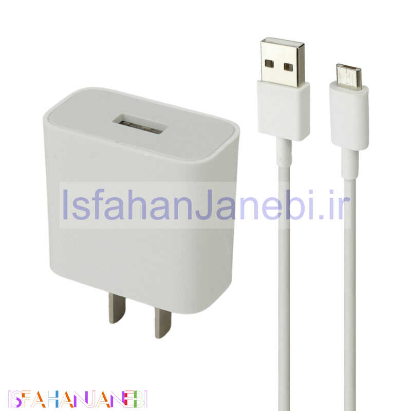 اصفهان جانبی-شارژر دیواری Xiaomi Redmi Note 8 2A 10W سرجعبه + کابل میکرو یو اس بی
