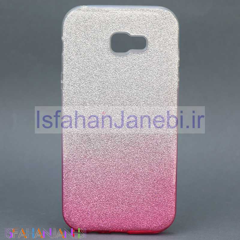 اصفهان جانبی-قاب اکلیلی Samsung A7 2017 سفید صورتی