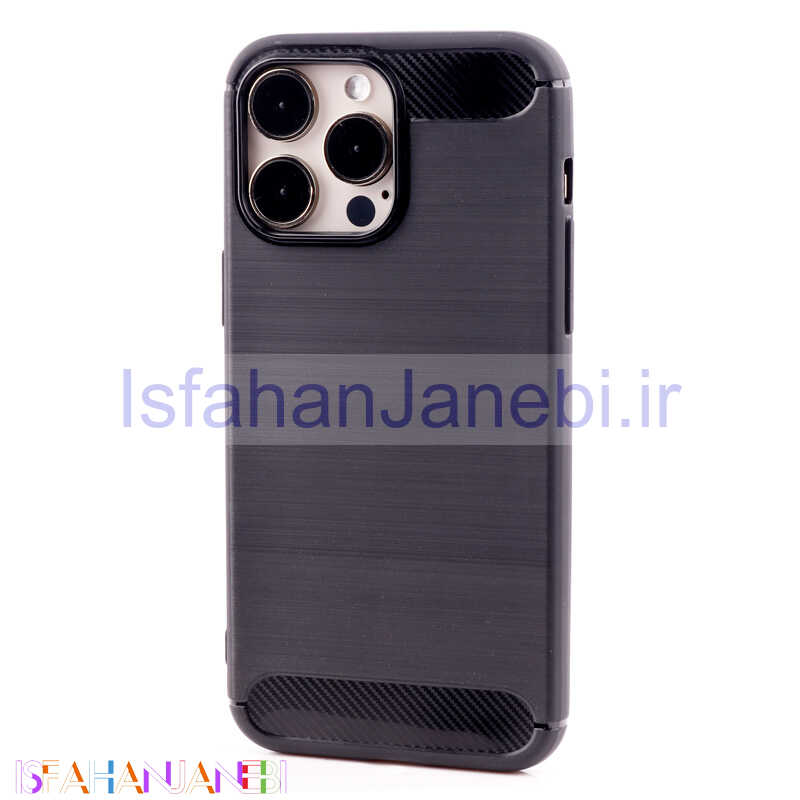 اصفهان جانبی-قاب Fiber Carbon ژله ای iPhone 14 Pro Max