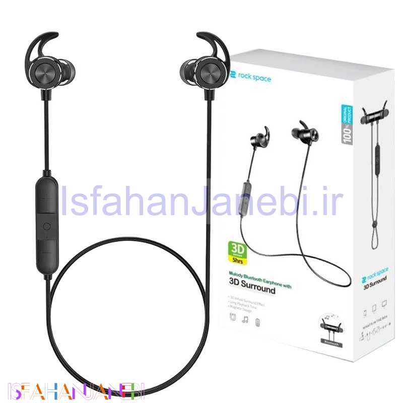 اصفهان جانبی-هندزفری بلوتوثی Rock Space 3D Surround RAU0629
