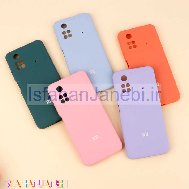 اصفهان جانبی-قاب سیلیکونی اصلی زیربسته شیائومی Poco M4 Pro 4G محافظ لنزدار