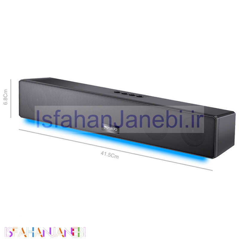 اصفهان جانبی-اسپیکر بلوتوثی رم و فلش خور Yesido YSW10