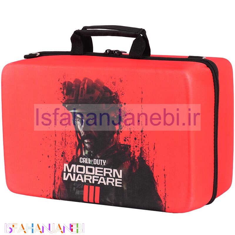 اصفهان جانبی-کیف کنسول بازی PS5 Slim طرح Call of Duty Modern Warfare 3