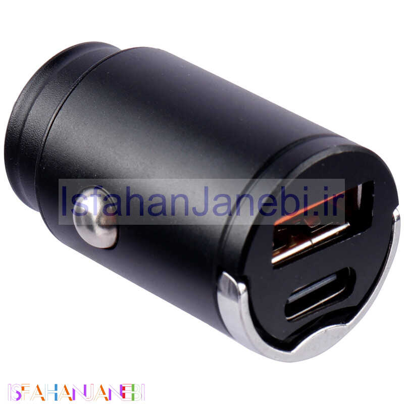 اصفهان جانبی-شارژر فندکی فست شارژ JHY-16/088 PD 5A 100W