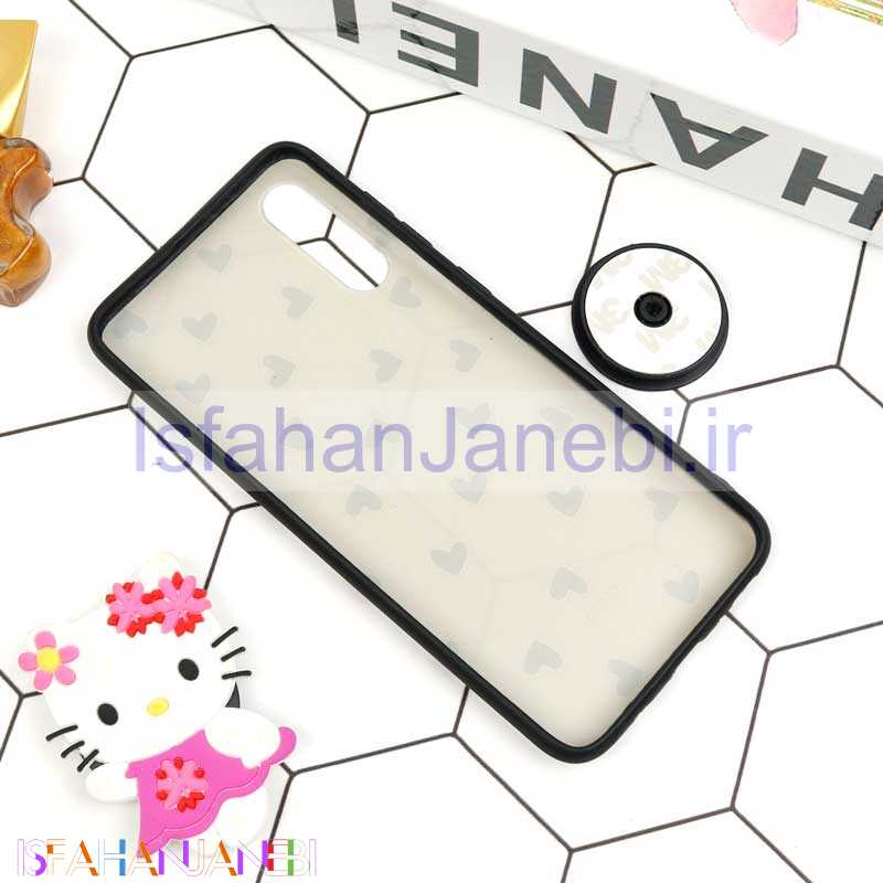 اصفهان جانبی-قاب فانتزی برجسته + پاپ سوکت طرح قلب سامسونگ A70 سری D