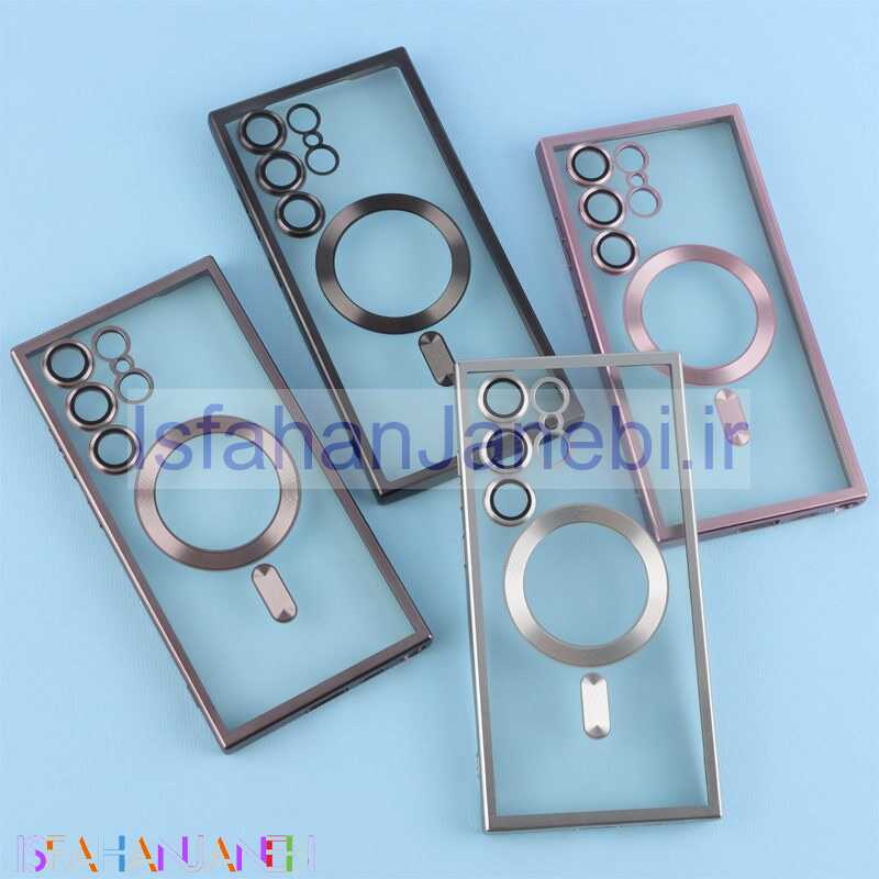 اصفهان جانبی-قاب ژله ای مگ سیف محافظ لنزدار Q Series سامسونگ Galaxy S24 Ultra