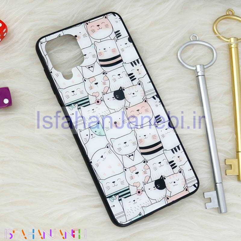 اصفهان جانبی-قاب پشت گلسی طرحدار گربه Samsung Galaxy A12