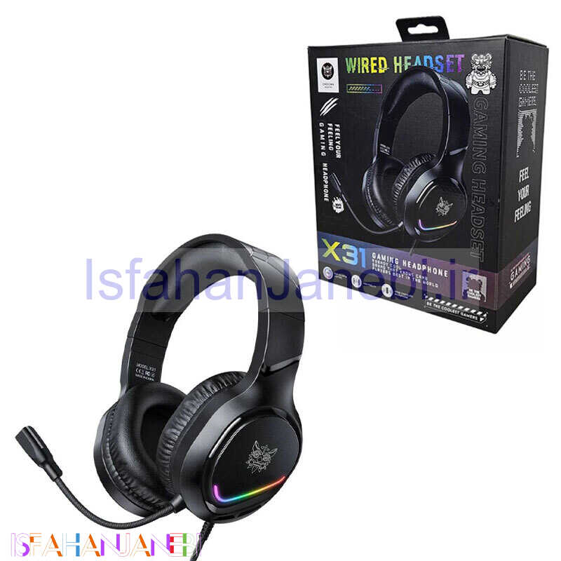 اصفهان جانبی-هدست گیمینگ سیم دار Onikuma X31