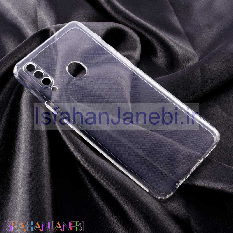 اصفهان جانبی-قاب ژله ای ساده بی رنگ محافظ لنزدار Samsung Galaxy A20s
