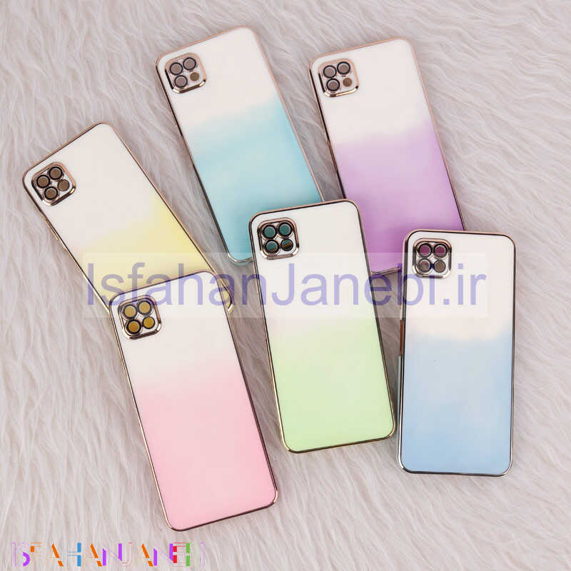 اصفهان جانبی-قاب My Case دو رنگ محافظ لنزدار Samsung Galaxy A22 5G