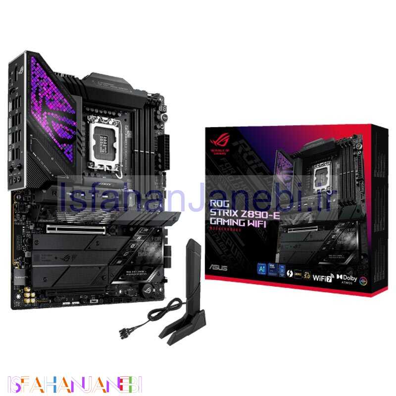 اصفهان جانبی-مادربرد ایسوس ROG STRIX Z890-E GAMING WIFI DDR5