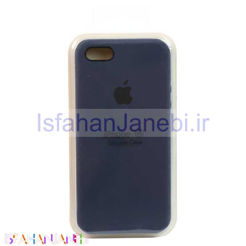 اصفهان جانبی-قاب سیلیکونی iPhone 5 سرمه ای