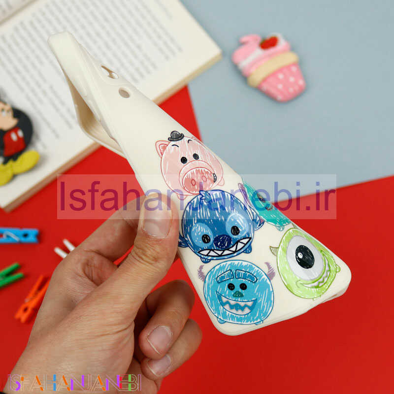 اصفهان جانبی-قاب سیلیکونی سفید محافظ لنزدار طرح دیزنی پسرانه سامسونگ A22 4G