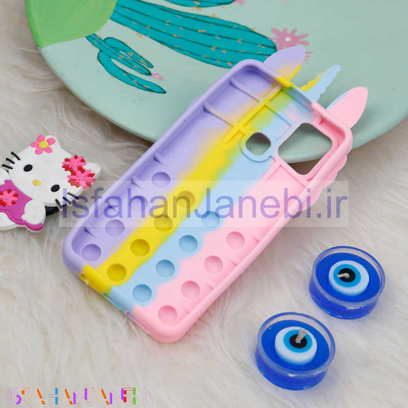 اصفهان جانبی-قاب اورجینال سیلیکونی یونیکورن پاپیتی Samsung Galaxy A21s