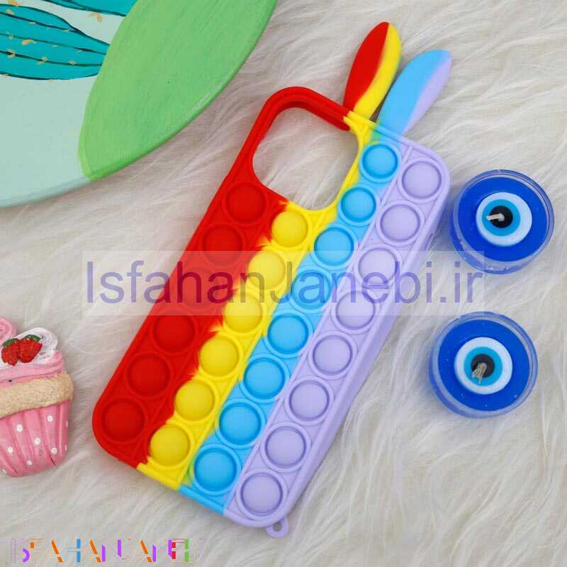 اصفهان جانبی-قاب اورجینال سیلیکونی خرگوشی پاپیتی iPhone 13 Pro Max