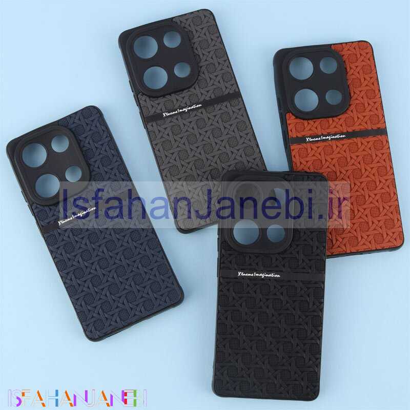 اصفهان جانبی-قاب ژله ای شیائومی Redmi Note 13 Pro 4G طرح حصیری محافظ لنزدار Pro Camera