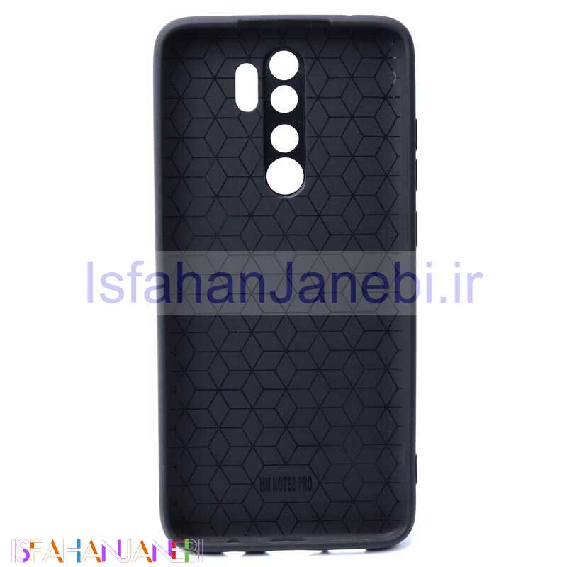 اصفهان جانبی-قاب ژله ای شطرنجی محافظ لنز دار Xiaomi Redmi Note 8 Pro مشکی