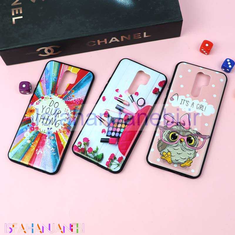 اصفهان جانبی-قاب فانتزی برجسته دخترانه شیائومی Redmi 9 سری 6