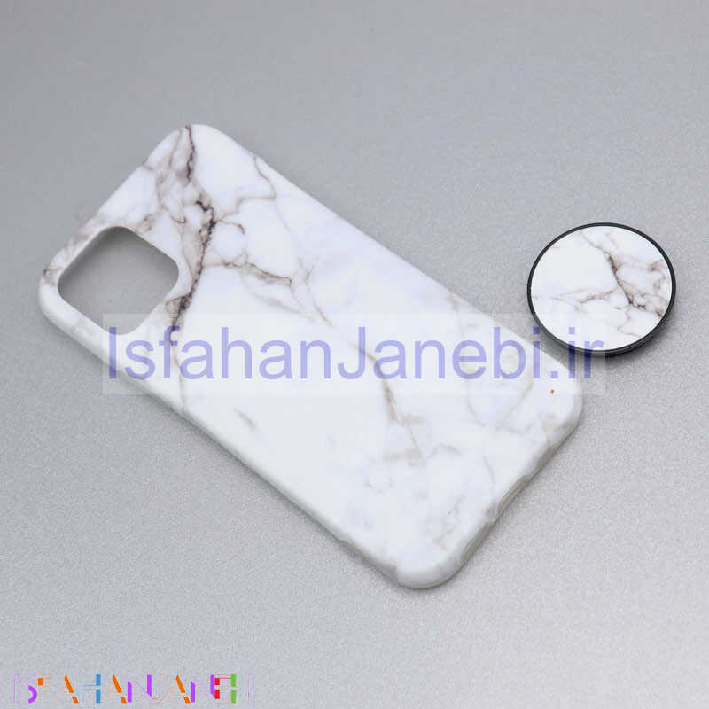 اصفهان جانبی-قاب سنگی پاپ سوکت دار کد2 آیفون iPhone 12/12 Pro