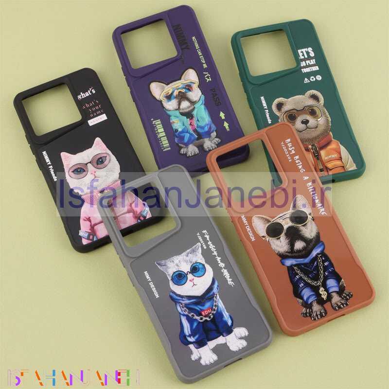 اصفهان جانبی-قاب سیلیکونی ژله ای طرح چاپی شیائومی Poco X6