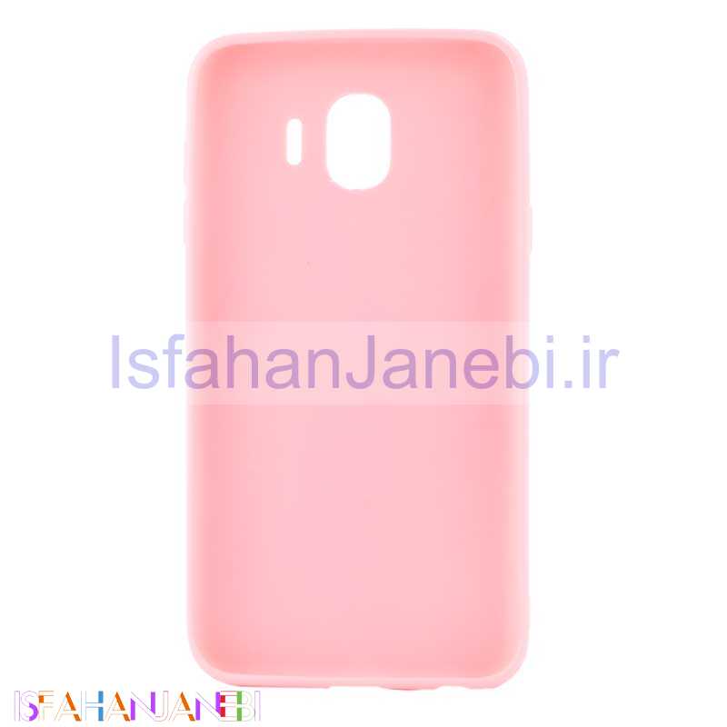 اصفهان جانبی-قاب ژله ای صورتی طرح دار کد4 Samsung Galaxy J4