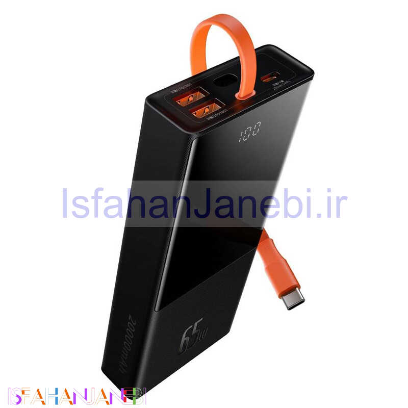 اصفهان جانبی-پاور بانک فست شارژ 20000 باسئوس Baseus Elf PPJL000001 PD 65W