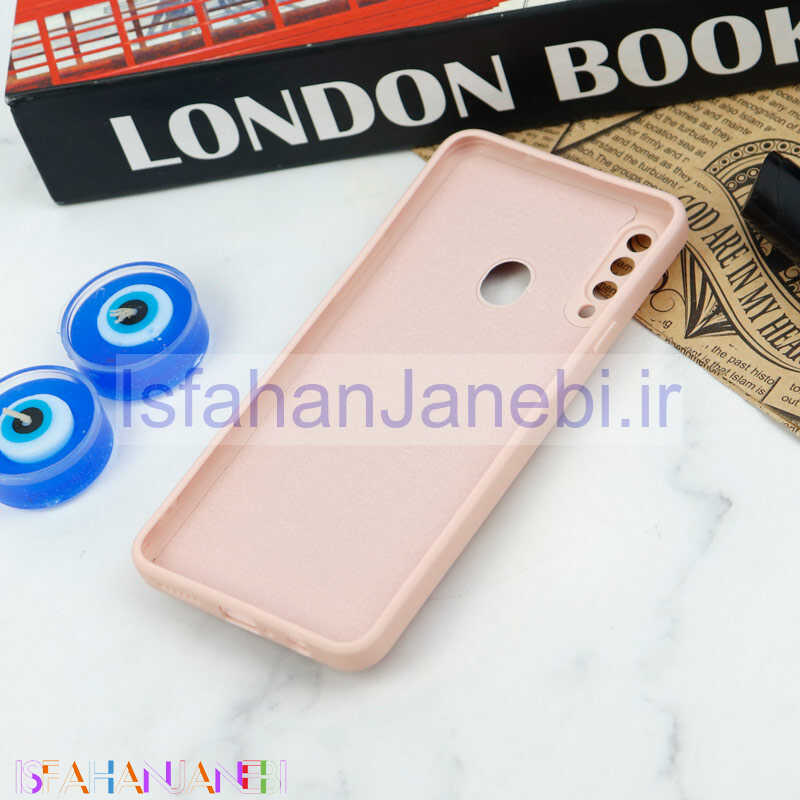 اصفهان جانبی-قاب سیلیکونی عروسکی محافظ لنزدار طرح خرسی صورتی Samsung Galaxy A20s