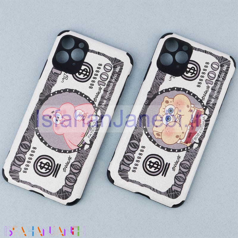 اصفهان جانبی-قاب ژله ای طرح باب اسفنجی محافظ لنزدار iPhone 11 Pro Max