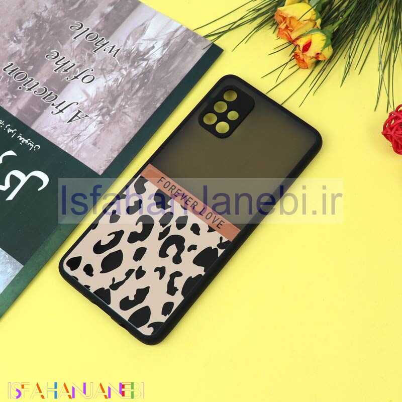 اصفهان جانبی-قاب PC مات محافظ لنزدار طرحدار پلنگی Samsung A51