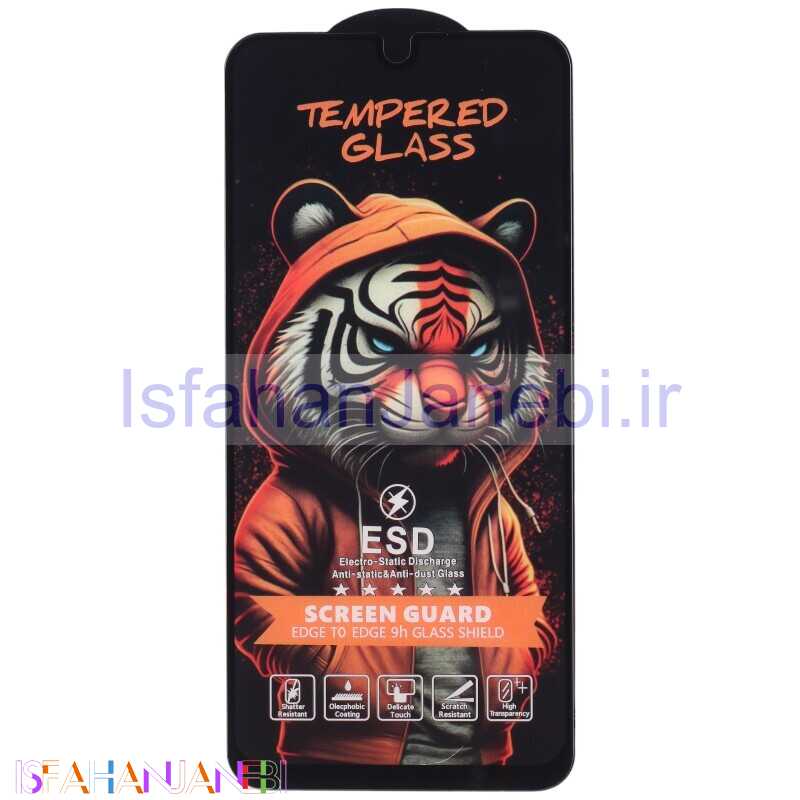 اصفهان جانبی-گلس آنتی استاتیک Tiger Tempered سامسونگ Galaxy A26