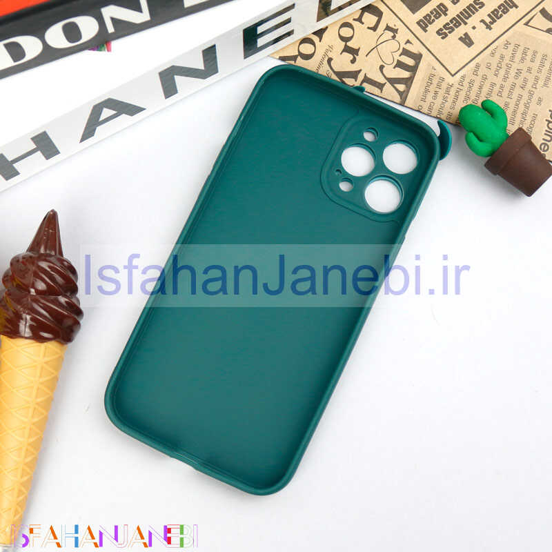 اصفهان جانبی-قاب سیلیکونی عروسکی محافظ لنزدار طرح John آیفون iPhone 12 Pro Max