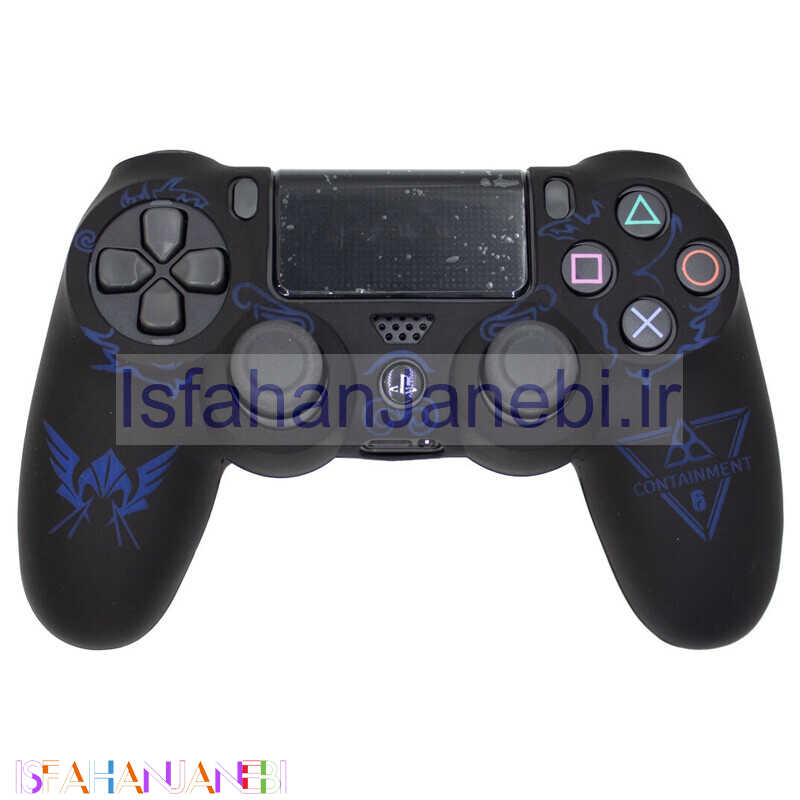 اصفهان جانبی-روکش دسته بازی PS4 طرح Tom Clancy مشکی آبی کد 2