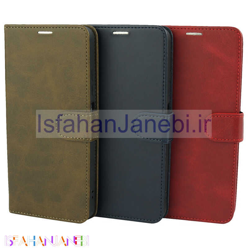 اصفهان جانبی-کیف چرمی مگنتی محافظ لنزدار Xiaomi Poco X4 Pro 5G
