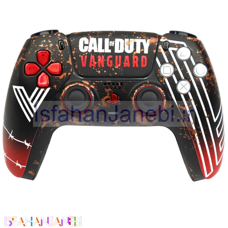 اصفهان جانبی-دسته بی سیم اورجینال SONY PlayStation 5 DualSense Costume Edition طرح Call of Duty Vanguard