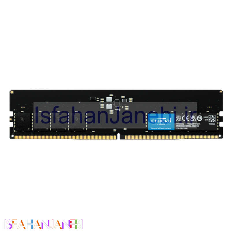 اصفهان جانبی-رم کامپیوتر Crucial DDR5 32GB 4800MHz CL40 Single