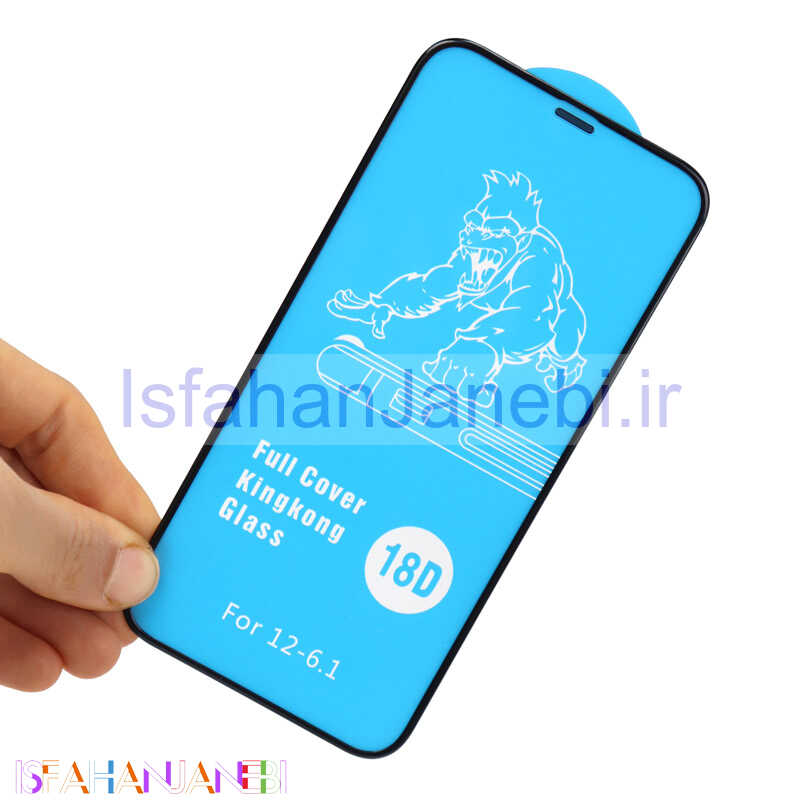 اصفهان جانبی-گلس تمام صفحه Anti Dust آیفون iPhone 12 / 12 Pro