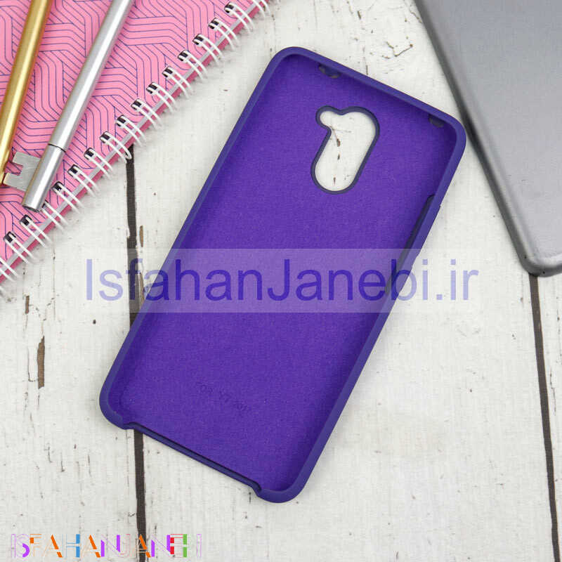اصفهان جانبی-قاب سیلیکونی Huawei Y7 Prime 2017 بنفش