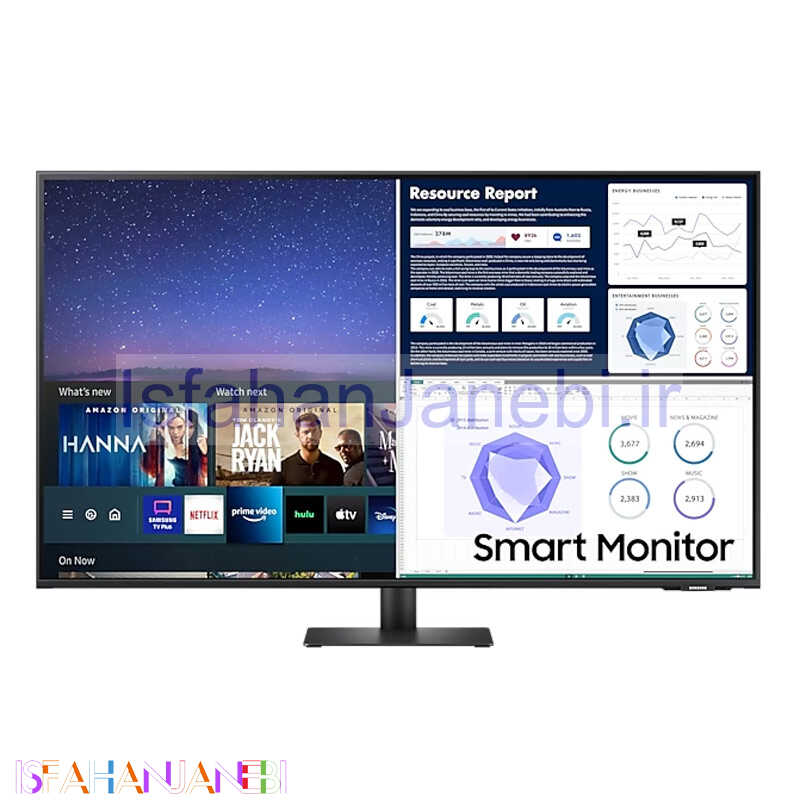 اصفهان جانبی-مانیتور سامسونگ LS43AM700UM سایز 43 اینچ