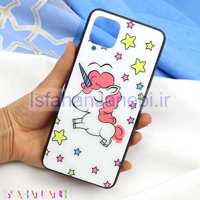 اصفهان جانبی-قاب پشت گلسی طرح یونیکورن Samsung A12
