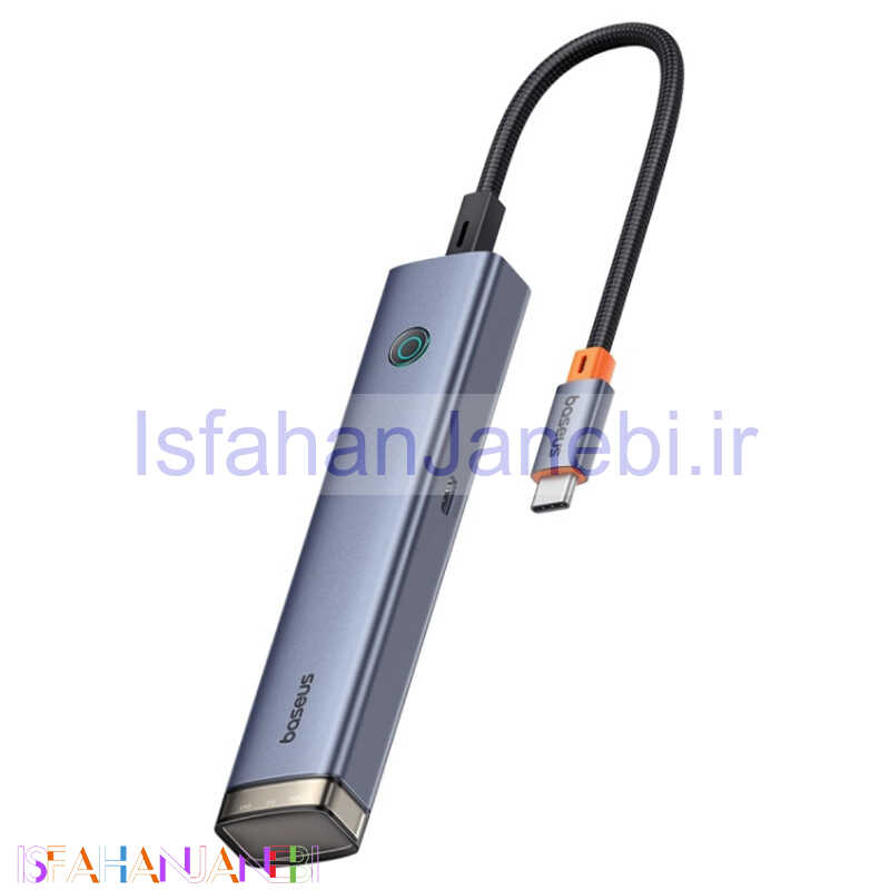 اصفهان جانبی-هاب 6 پورت Type-C باسئوس UltraJoy Series UBS-OH164 B00052802811-01