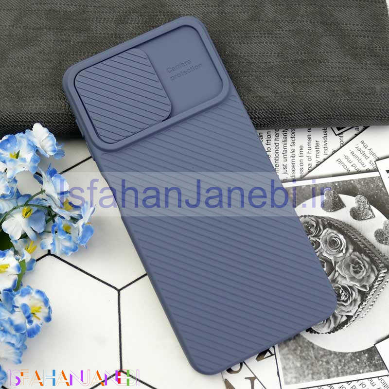 اصفهان جانبی-قاب سیلیکونی کبریتی محافظ لنزدار کشویی Samsung Galaxy A22 4G