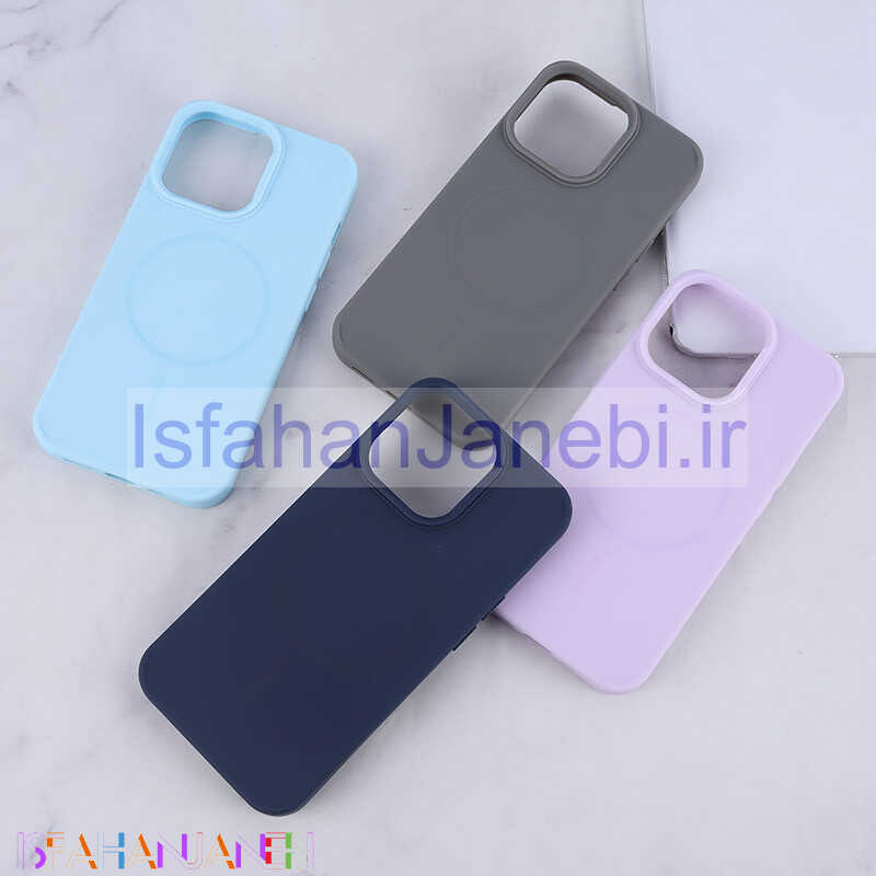 اصفهان جانبی-قاب سیلیکونی ژله ای مگ سیف آیفون iPhone 13 Pro