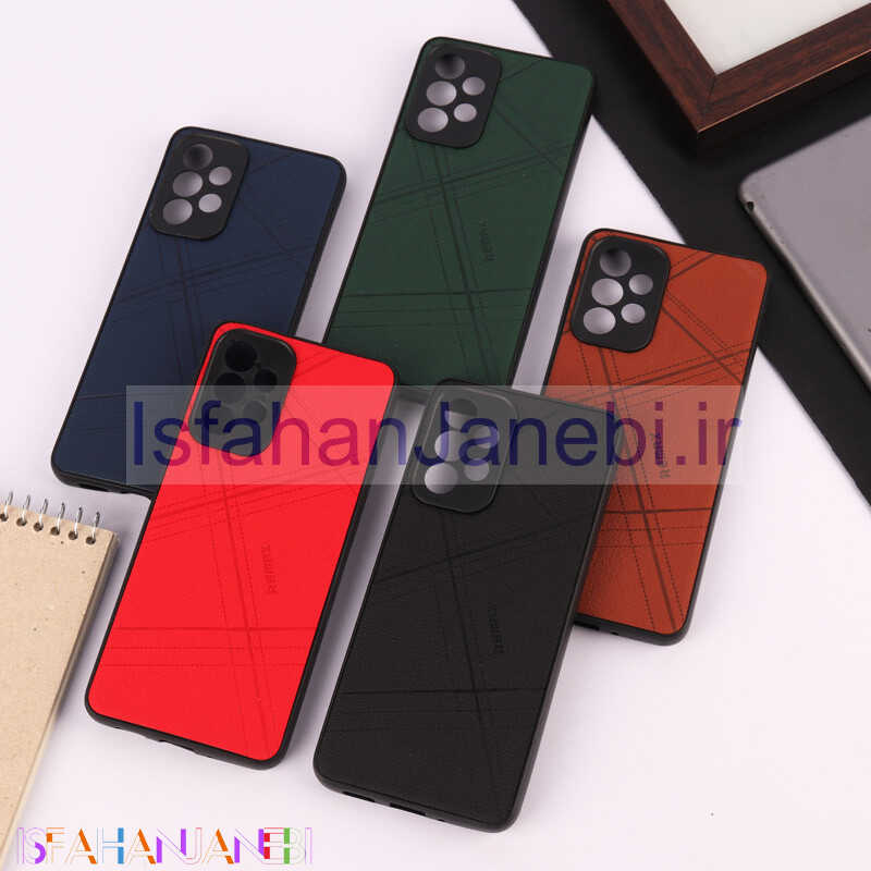 اصفهان جانبی-قاب چرمی Remax سامسونگ Galaxy A33 5G محافظ لنزدار