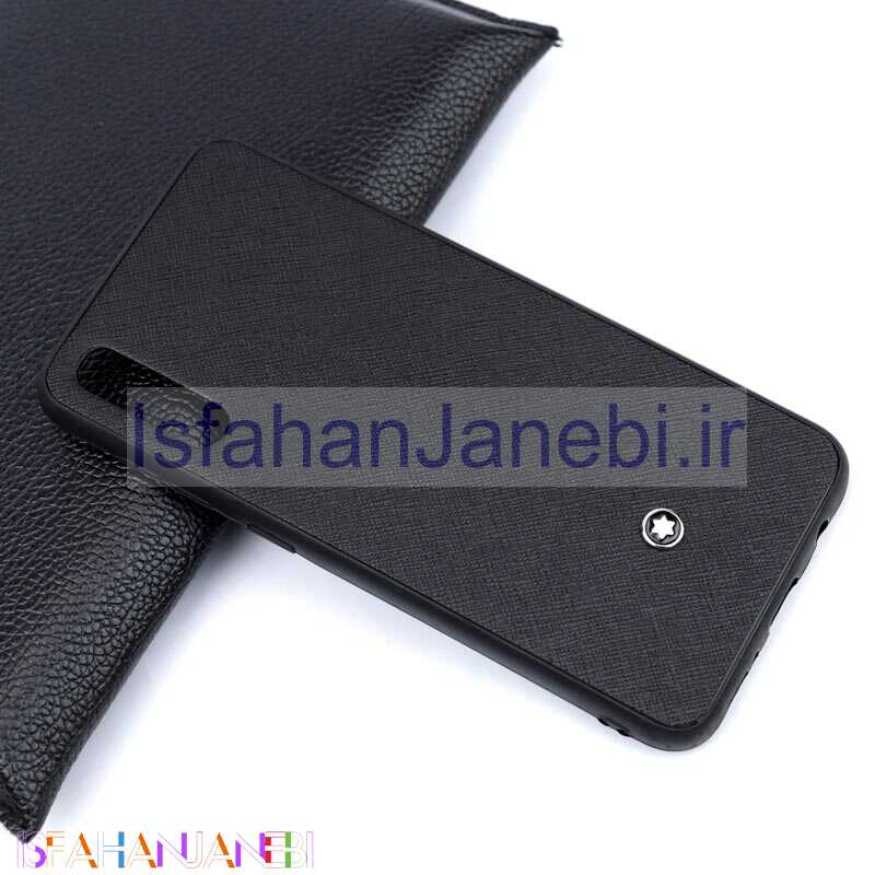اصفهان جانبی-قاب چرمی Mont Blanc سامسونگ A50s/A30s مشکی سری B