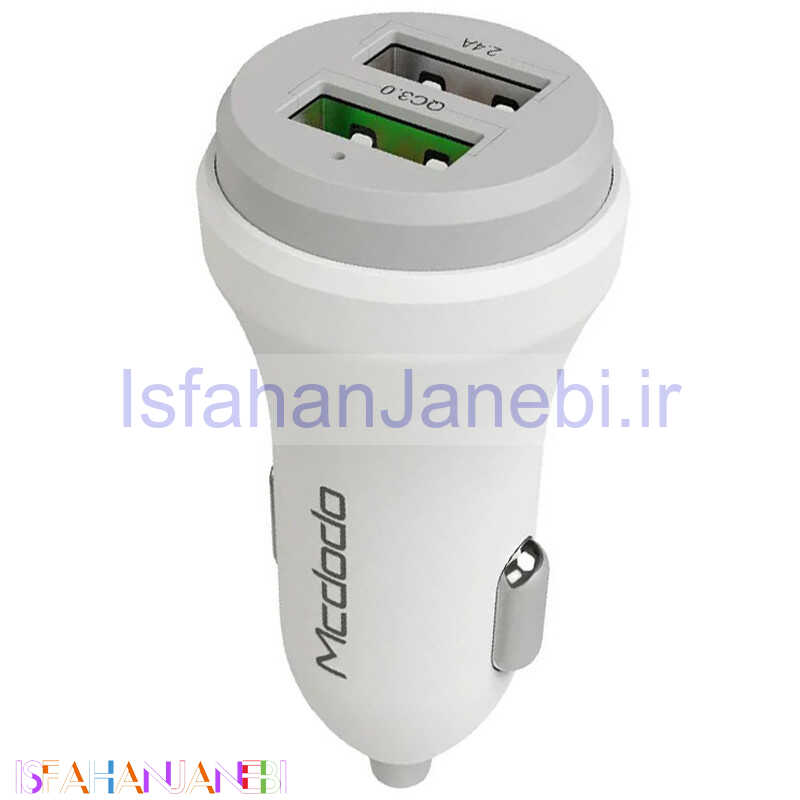 اصفهان جانبی-شارژر فندکی فست شارژ Mcdodo CC-3840 QC3.0 2.4A 30W