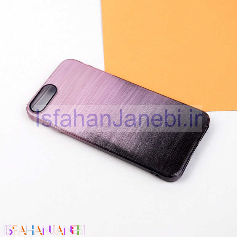 اصفهان جانبی-قاب PC براق محافظ لنزدار دو رنگ iPhone 7 Plus / 8 Plus