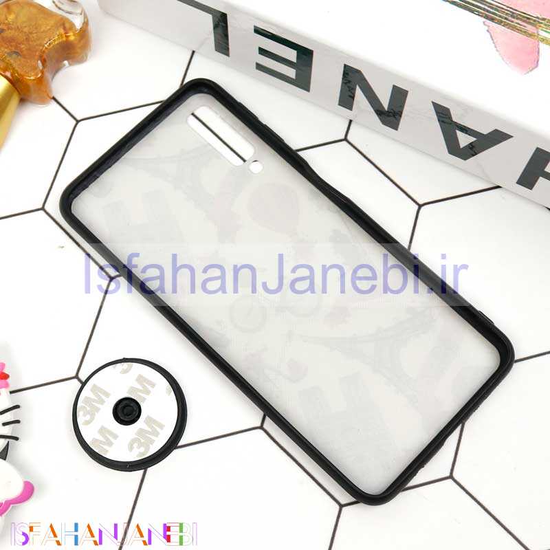 اصفهان جانبی-قاب فانتزی برجسته + پاپ سوکت طرح ایفل سامسونگ A7 2018 سری D