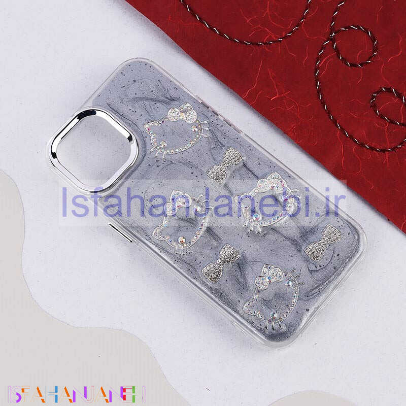 اصفهان جانبی-قاب اکلیلی Vip Max آیفون iPhone 15 طرح Kitty